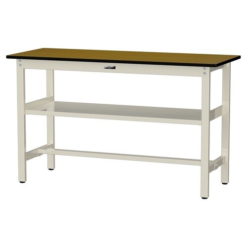 作業台中棚付 SWPH−1560S2−MIポリ天板