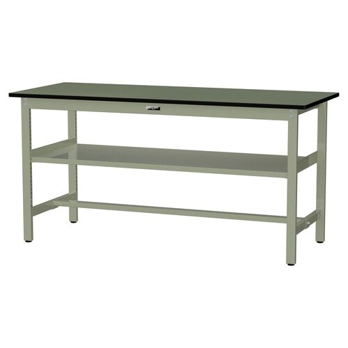 作業台中棚付 SWRH−1875S2−GG塩ビ天板