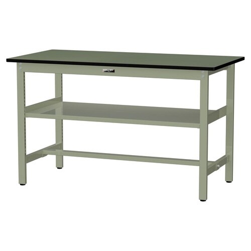 作業台中棚付 SWRH−1575S2−GG塩ビ天板