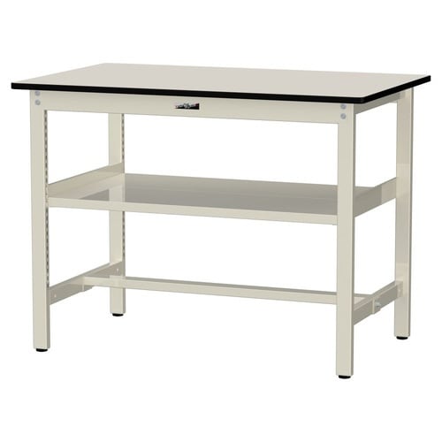 作業台中棚付 SWRH−1275S2−II塩ビ天板