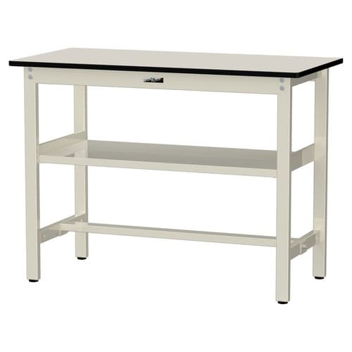 作業台中棚付 SWRH−1260S2−II塩ビ天板