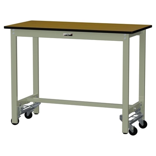 作業台ワンタッチ移動 SWPUH1260MGポリ