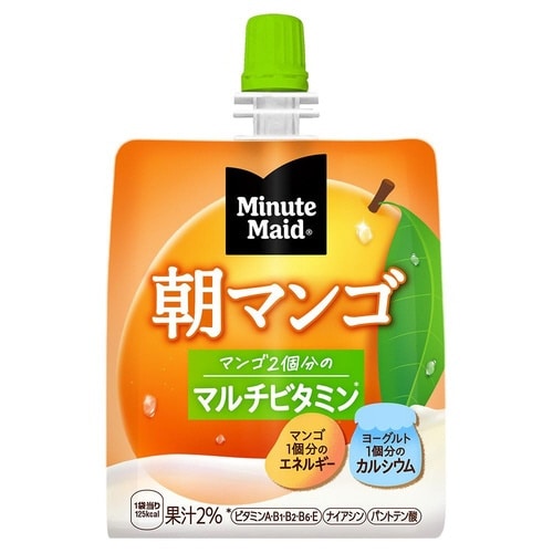 ミニッツメイド 朝マンゴ 180gパウチ 24個