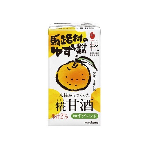 プラス糀 糀甘酒ゆずブレンド 125ml 18本
