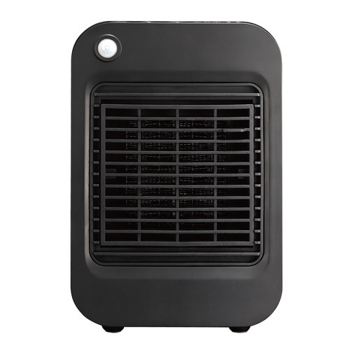 コンパクトセラミックヒーター600W ブラック