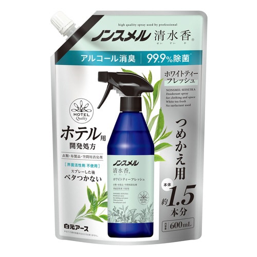 NS清水香ホワイトティーフレッシュかえ600mL