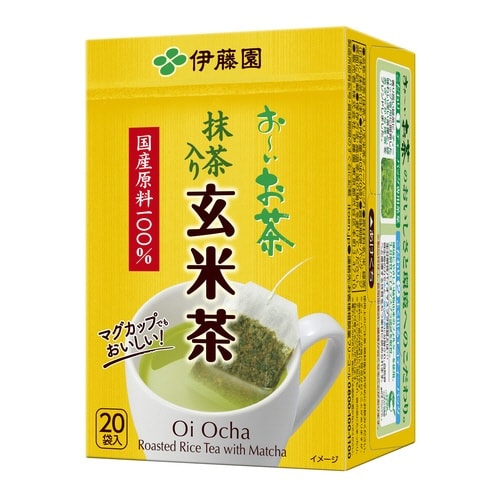 おーいお茶ティーバッグ 抹茶入玄米茶 20袋入×3