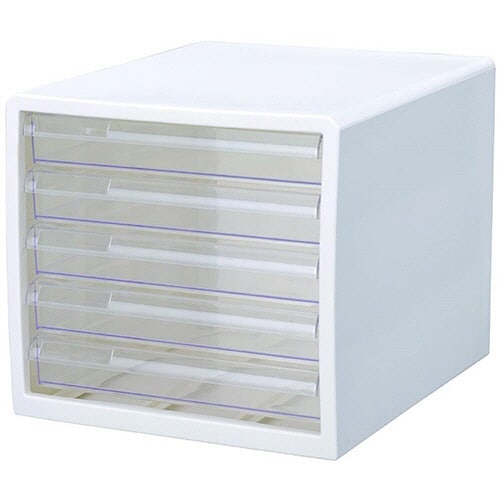 HS−916 レターケース 浅5段 ホワイト