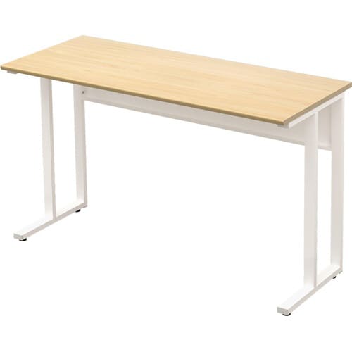 コンパクトデスク1200 天板NA脚WH