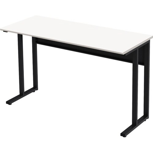 コンパクトデスク1200 天板WH脚BK