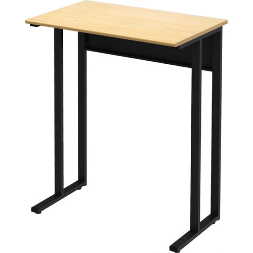 コンパクトデスクハイタイプ0800 天板NA脚BK