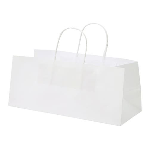 オブロングバッグ 29−12 白無地