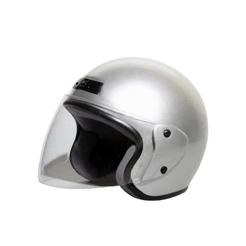 ヘルメット ジェット シルバーメタリック KC−3