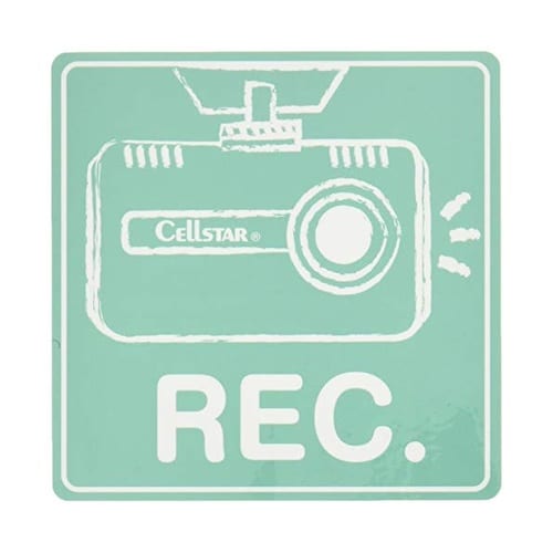 ドライブレコーダーステッカー パステルグリーン