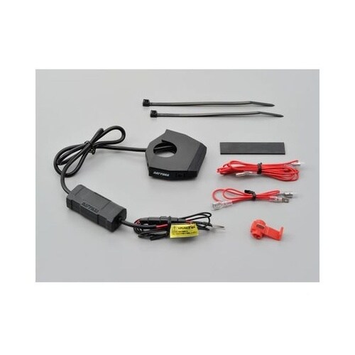 バイク専用電源 スレンダーUSB2ポートUSB2口