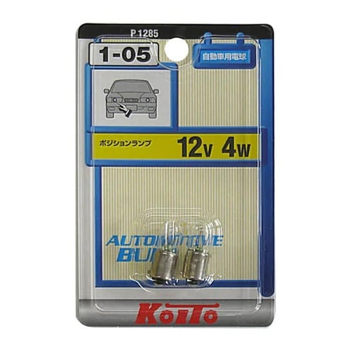 自動車用電球 ポジションランプ 12V 4W 2個