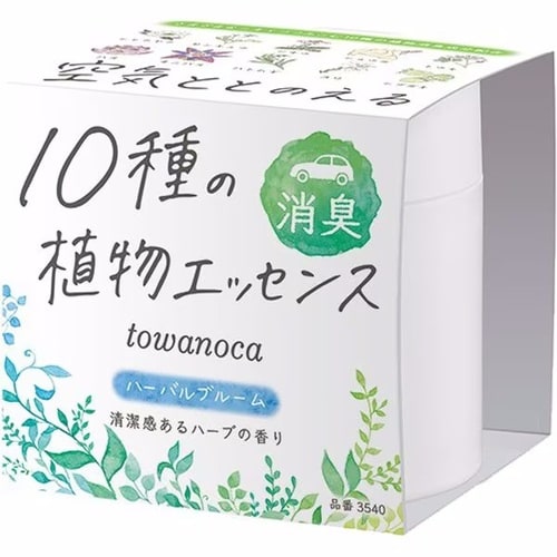 車用芳香剤 トワノカ ゲル ハーバルブルーム 10