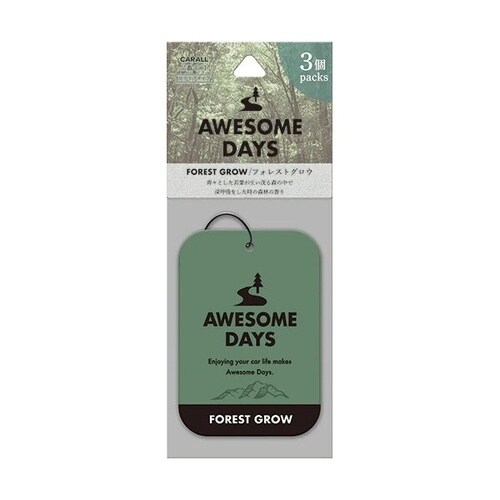 車用芳香剤 オーサムデイズ プレート フォレストグ