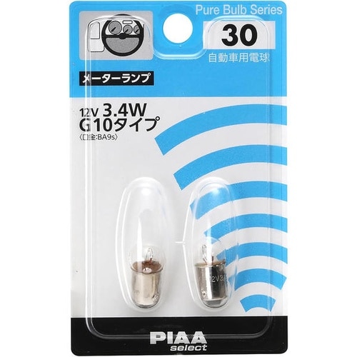 自動車用白熱球 メーターランプ 12V3.4W G