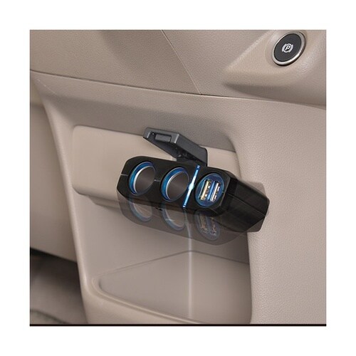 車内用品 シガーソケット増設分配器 シガーソケット