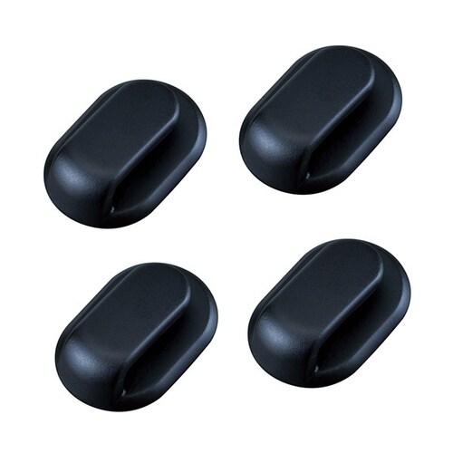 車内用品 ミニフック 4個セット 粘着テープ付き