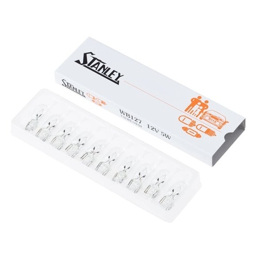 自動車用ウェッジベース電球 12V 5W 1箱/1