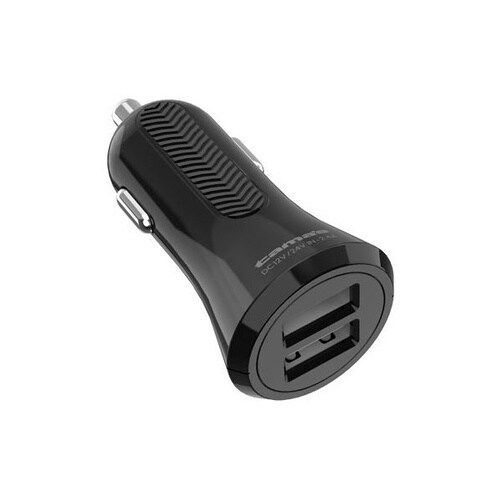 USBカーチャージャー2.4A ブラック