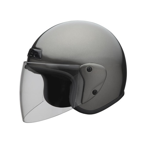 ジェットヘルメット ガンメタ フリーサイズ
