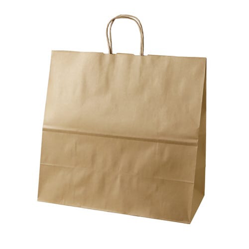 手提げ袋 未晒 横440mm奥行210mm 高さ