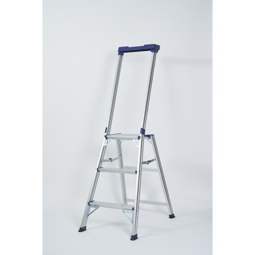 トレー付き上枠付き踏み台3段