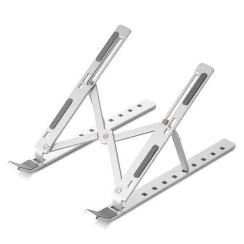 ノートパソコンスタンド 折りたたみ式 シルバー