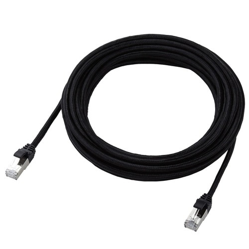 LANケーブル CAT7 7m メッシュ ブラック