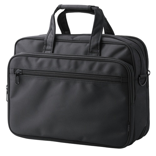 ビジネスバッグ 大容量 収納拡張機能 2way 黒