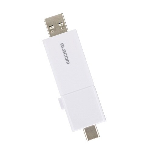 USBメモリ 32GB USB3.2 スライド 白