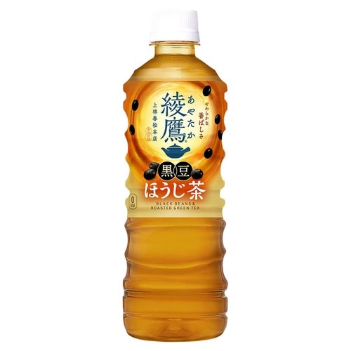 綾鷹 黒豆ほうじ茶 525ml 48本