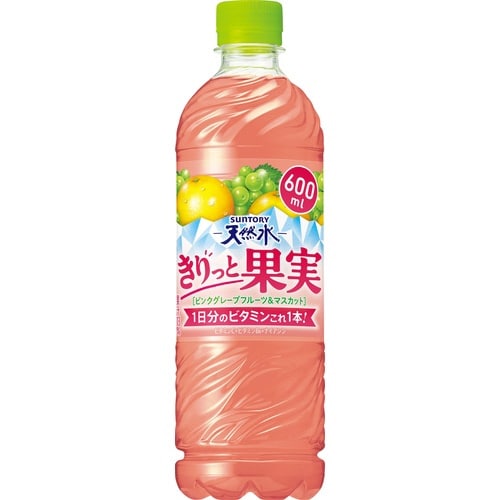 きりっと果実ピングレ&マスカット 600ml24本