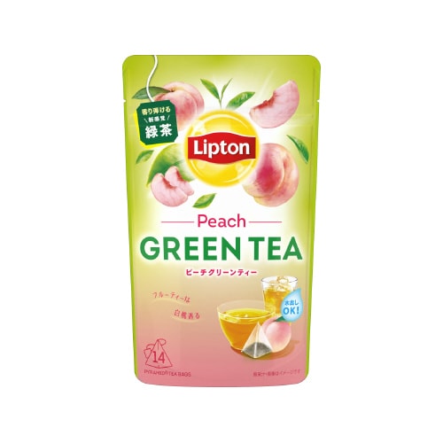 リプトングリーンティーピーチティーバッグ14P