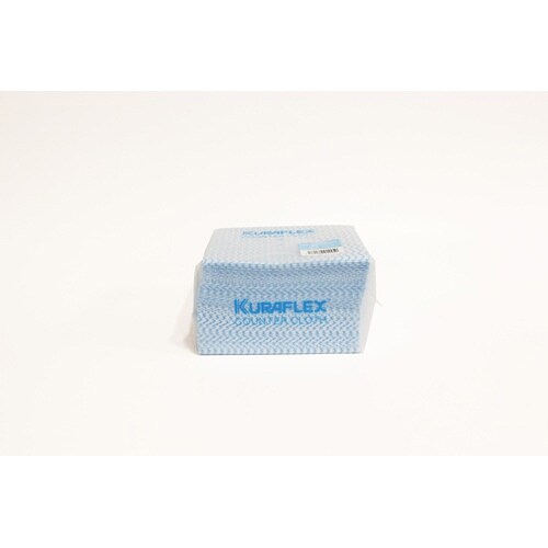 カウンタークロス 厚手 ブルー×12