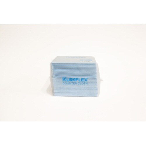 カウンタークロス 超厚手 ブルー×12