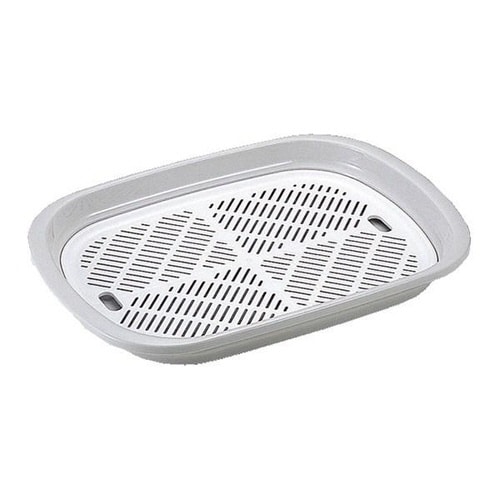 盛り付け皿 鍋の幸 サービストレー 目皿付き×2