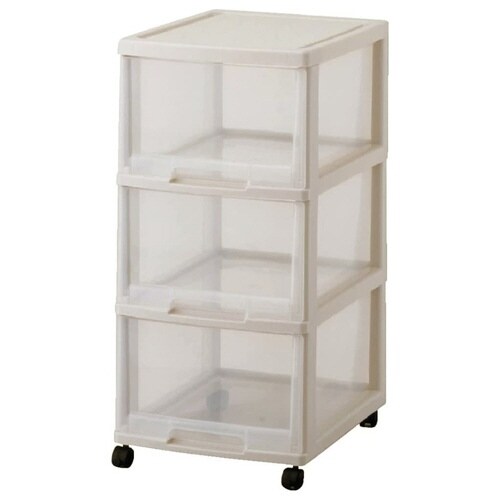 収納ケース ユニフィット 深型 3段 完成品