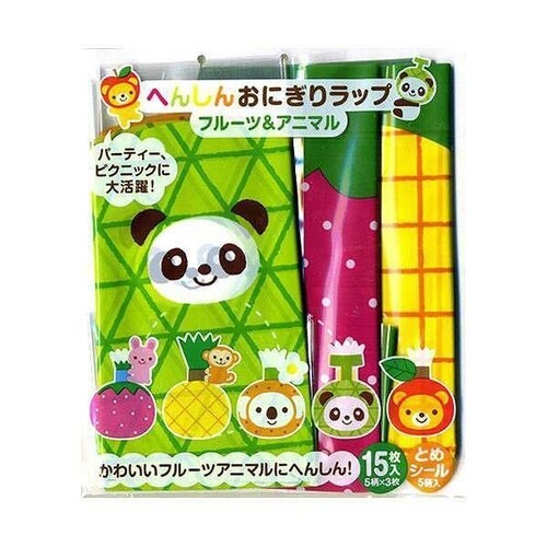 おにぎりラップ フルーツ&アニマル