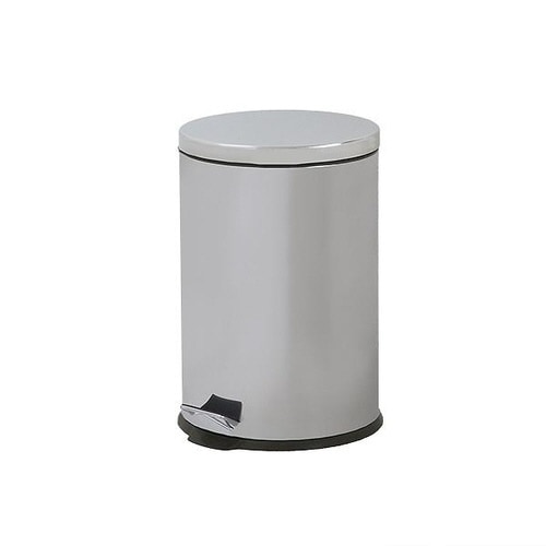 ゴミ箱 20L ふた付き ペダル ステンレス 丸型