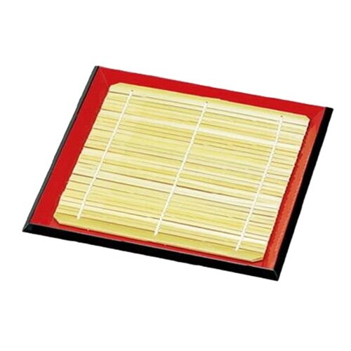 そば皿 うどん皿 竹ス付き 雅角