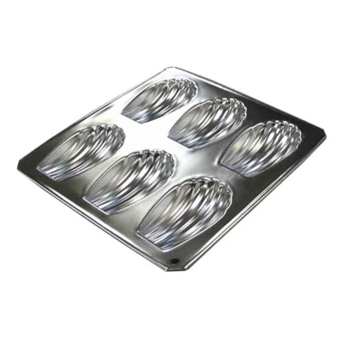 マドレーヌ型 シェル型 焼き型 6P スチール×2