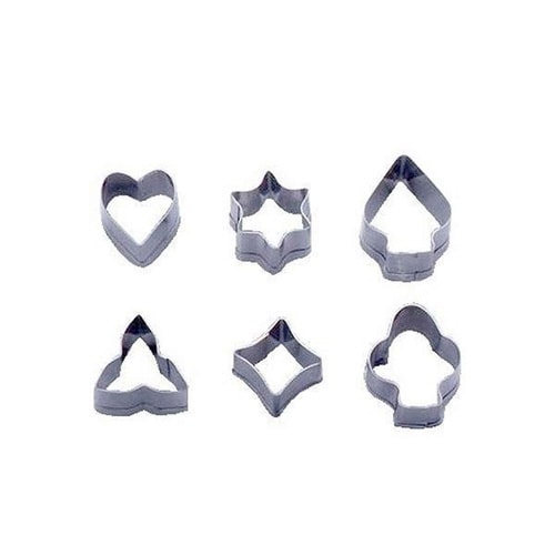 クッキー型 抜き型 ビスケット型 6個セット