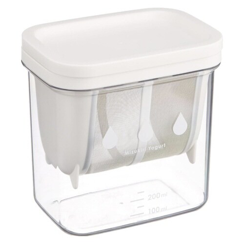 水切り容器 ヨーグルト用 メモリ付き