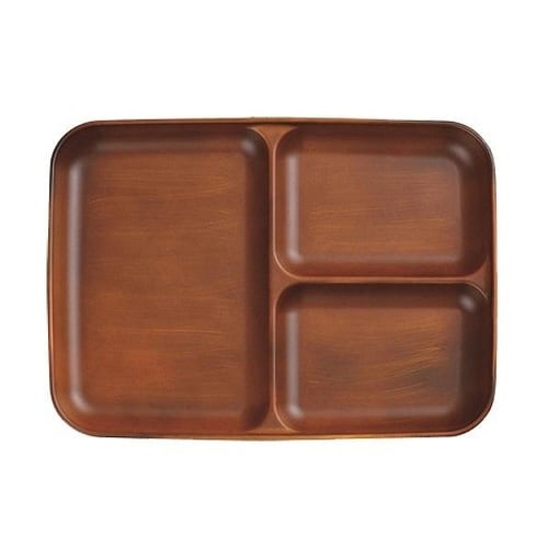 ランチプレート 26.5cm ライトブラウン