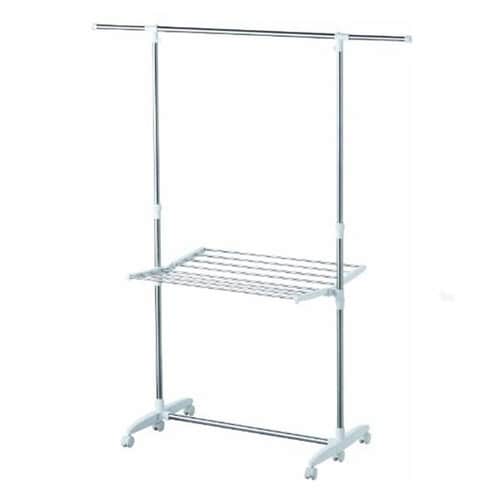 物干しスタンド 洗濯物干し 伸縮式物干しH型