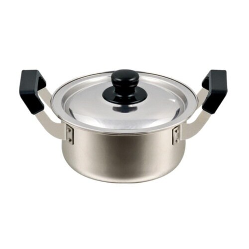 両手鍋 18cm だんらん ステンレス製×2